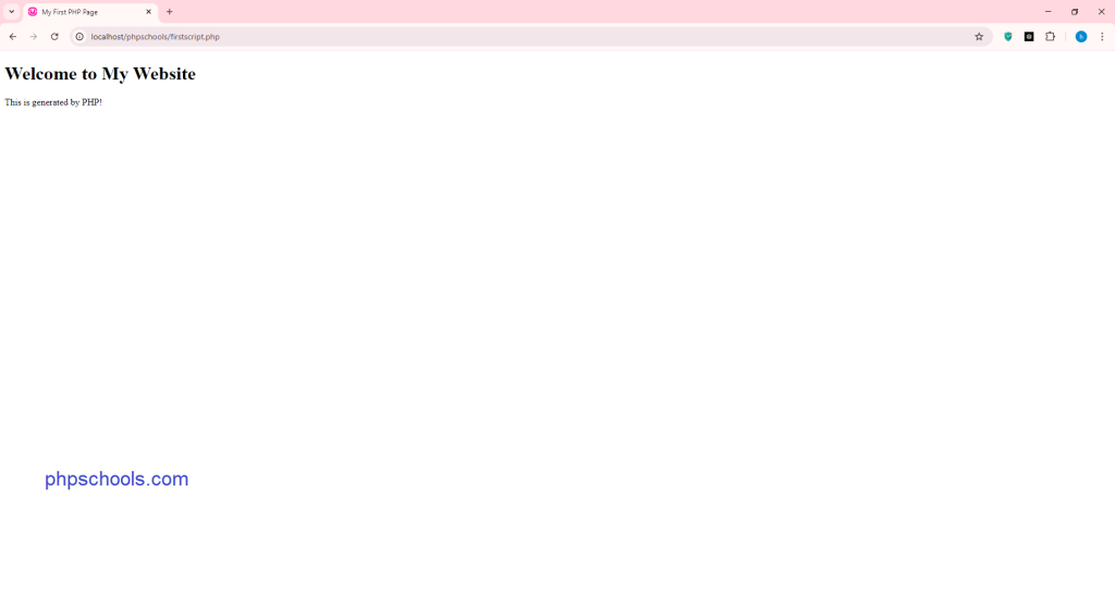 Embedding PHP in HTML