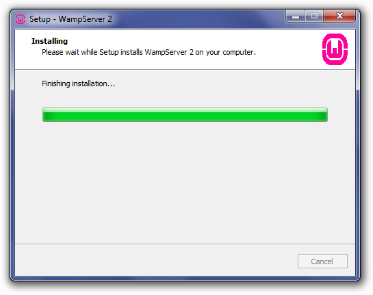 installing wamp 10