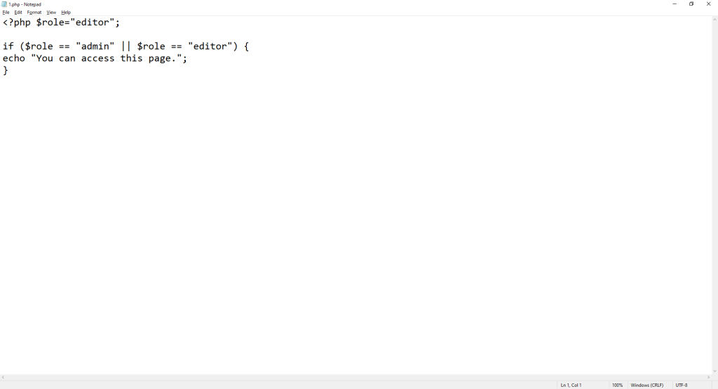 php logical operators